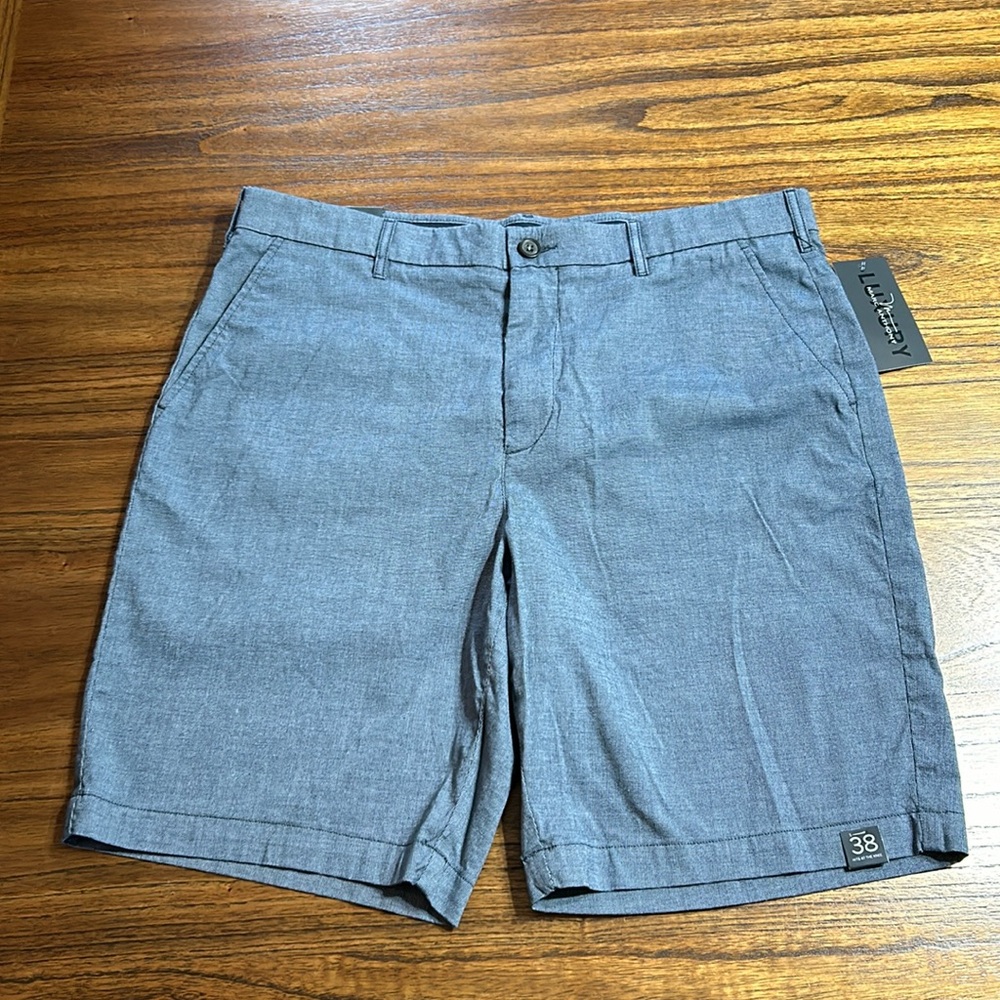 Men’s Marc Anthony Slim Fit Stretch Waist Shorts Size 38 NWT Navy